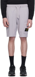 Stone Island Purple Patch Shorts