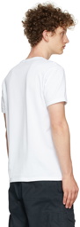 Alexander McQueen White Embroidered Skull T-Shirt