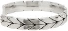 Isabel Marant Silver Engraved Summer Drive Bracelet