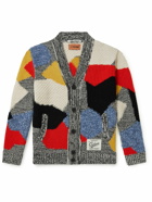 Missoni - Logo-Appliquéd Intarsia-Knit Wool-Blend Cardigan - Multi