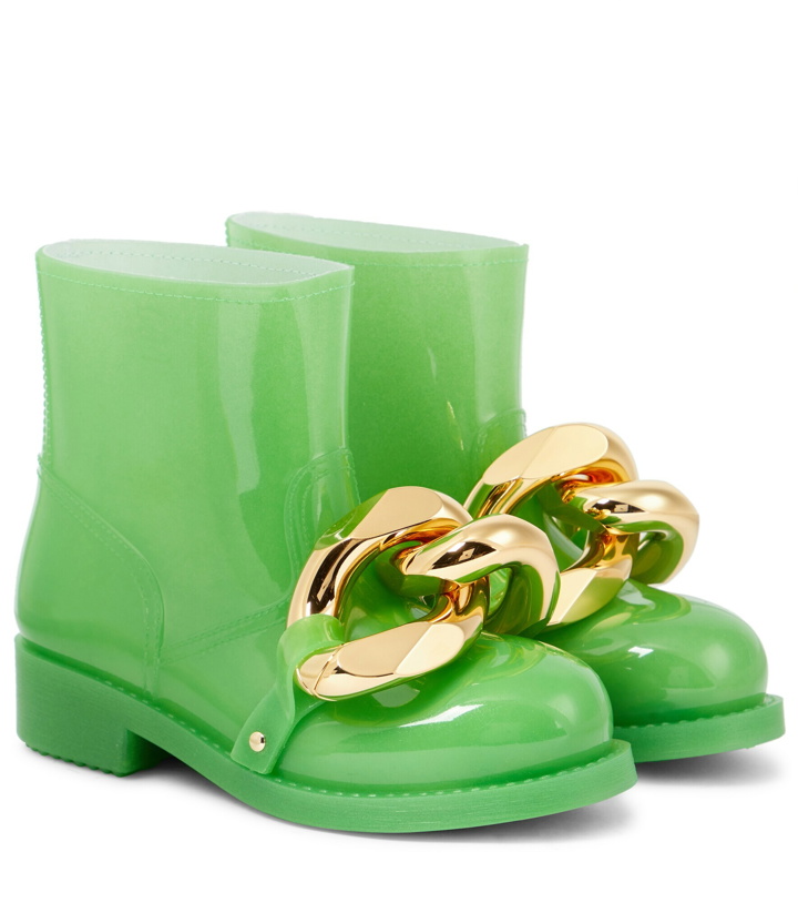 Photo: JW Anderson - Chain-detail rubber boots