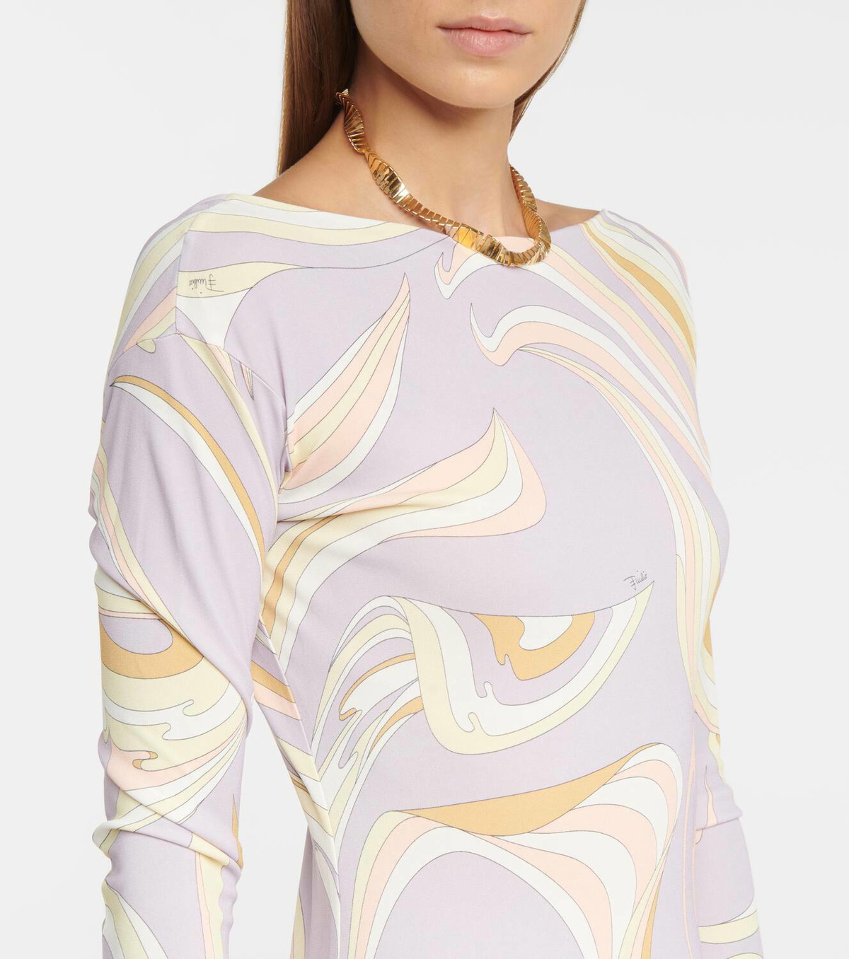 Pucci Printed silk-blend dress Emilio Pucci Pucci Printed silk-blend dress Emilio Pucci