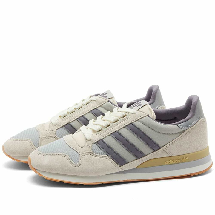 Photo: Adidas Men's ZX 500 Sneakers in Alumina/White