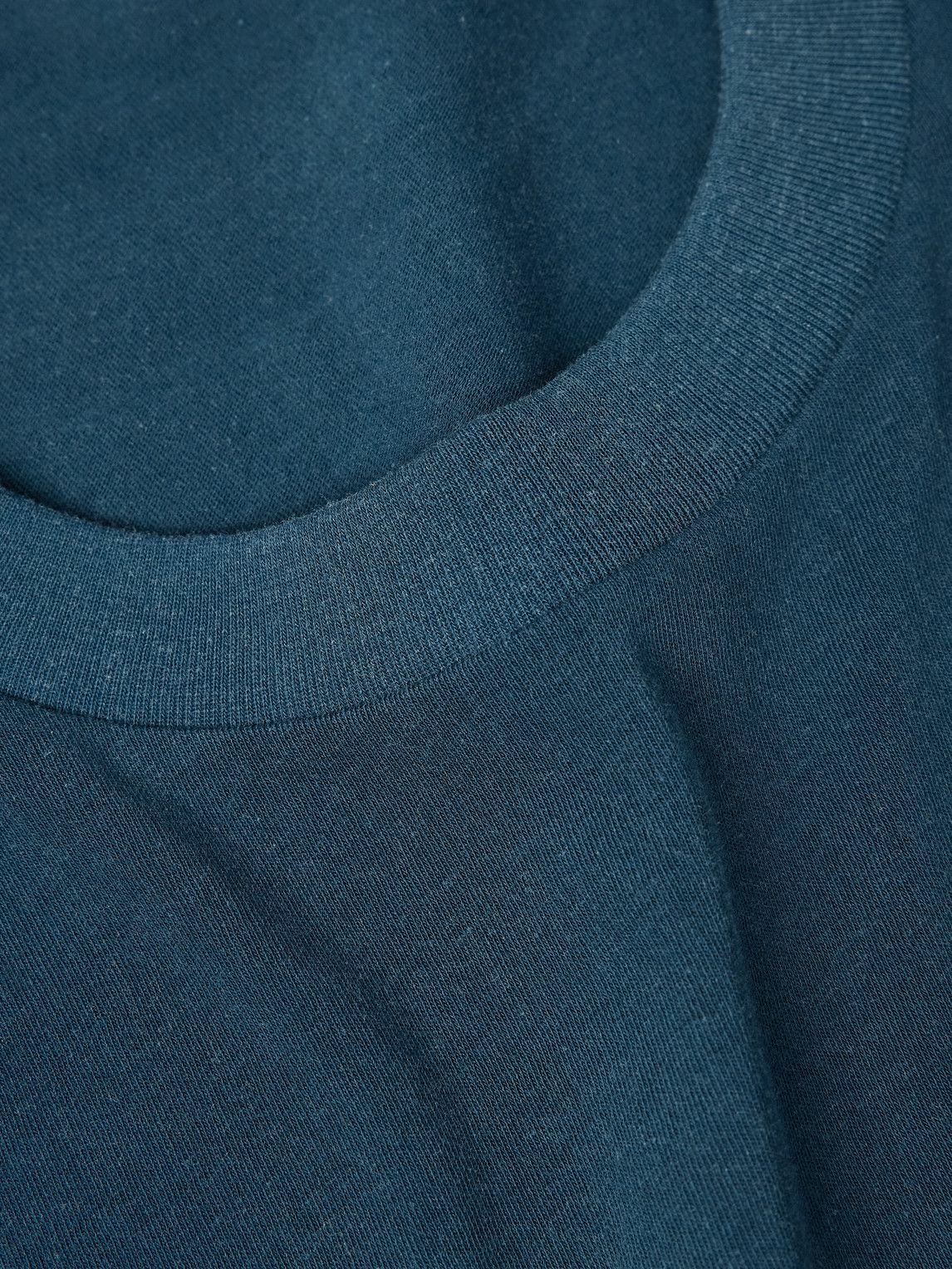 ATON - Aging Fresca Plate Cotton-Jersey T-Shirt - Blue