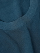 ATON - Aging Fresca Plate Cotton-Jersey T-Shirt - Blue