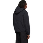 Stone Island Black Q100007 Warp Rib Nylon-TC Jacket