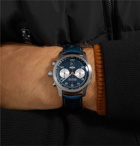 Bremont - Limited Edition Jaguar D-Type Chronograph 43mm Stainless Steel and Leather Watch - Blue