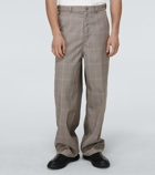 Undercover - Checked wide-leg pants
