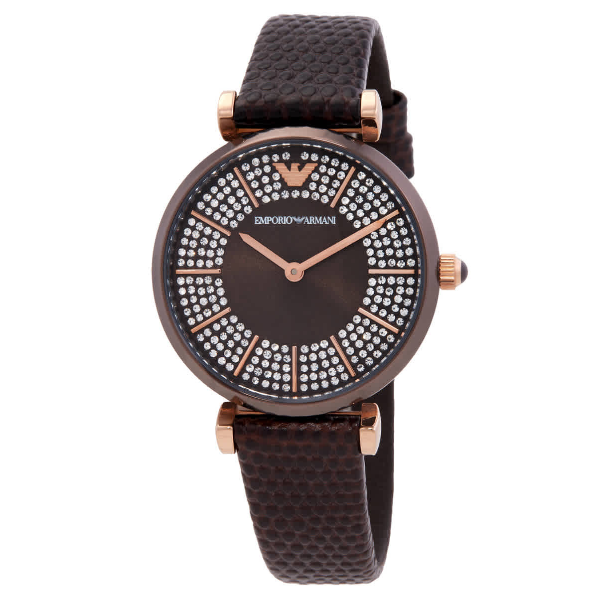 Emporio Armani Quartz Brown Dial Ladies Watch AR11565 Emporio Armani