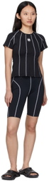BONBOM Black Seam Bike Shorts