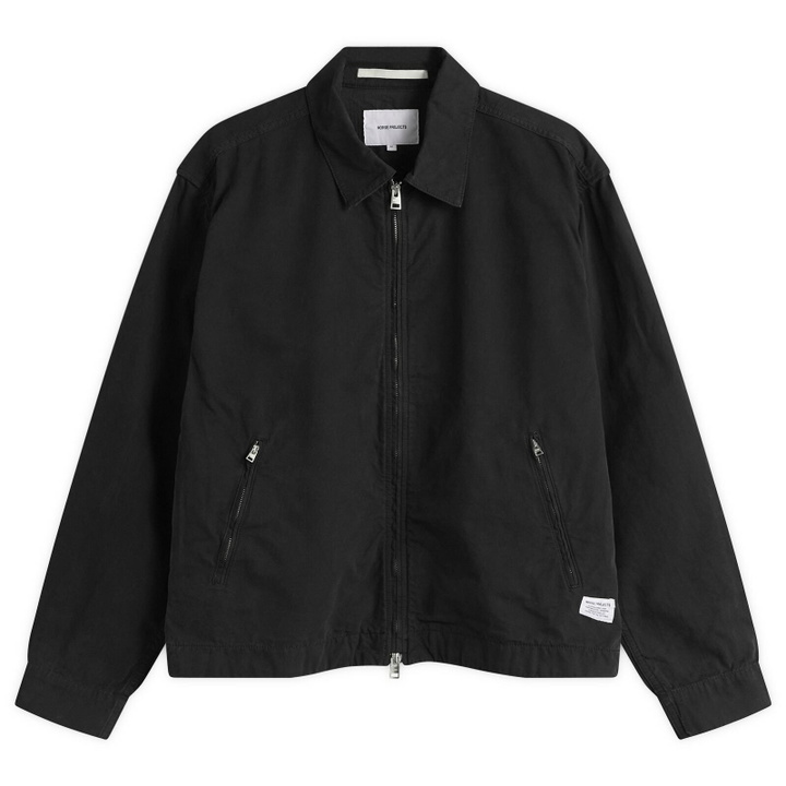 Photo: Norse Projects Men's Raabjerg Canvas Jacket in Black
