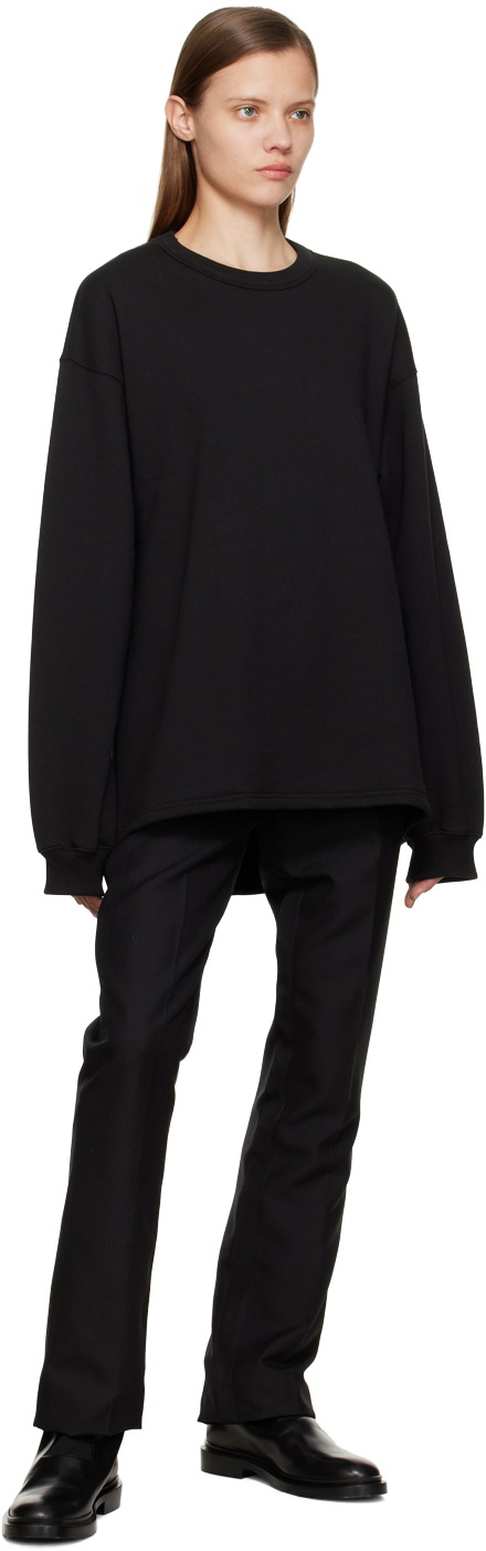 Birrot Black Open Sweatshirt