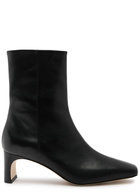 Aeyde Tabitha 65 Leather Ankle Boots Black