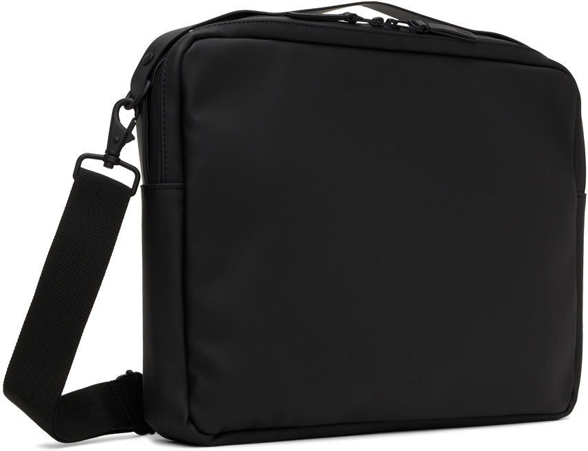 RAINS Black Laptop 15 Briefcase Rains