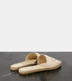 Gucci Gucci Cut leather espadrilles slides