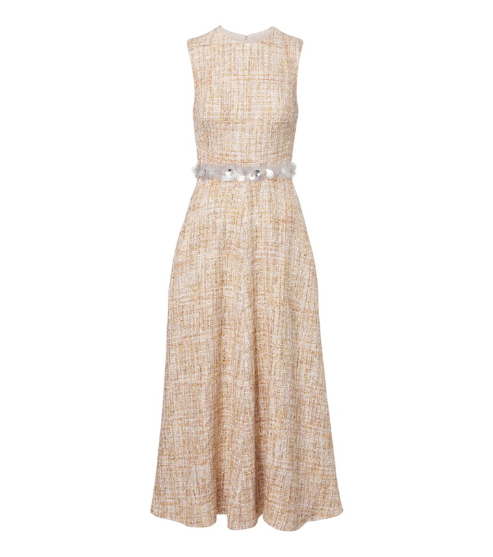 Photo: Safiyaa Maisie embellished tweed midi dress