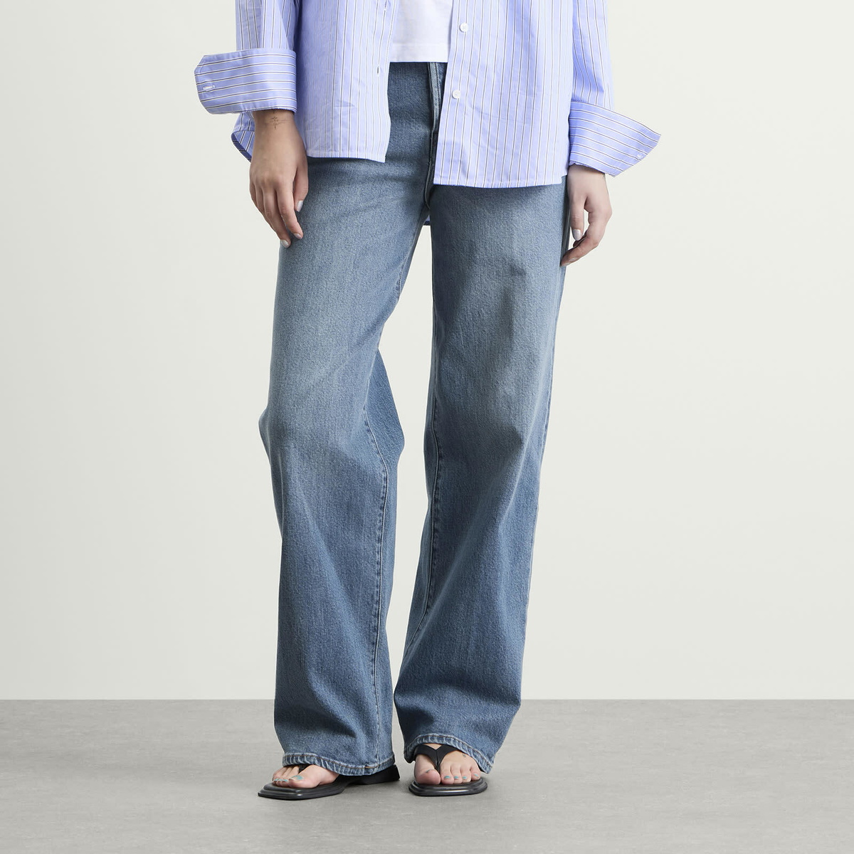 Good American Women's Vintage Wide Jeans in Westgate
