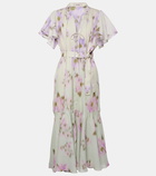 Dorothee Schumacher Blooming Volumes floral cotton midi dress