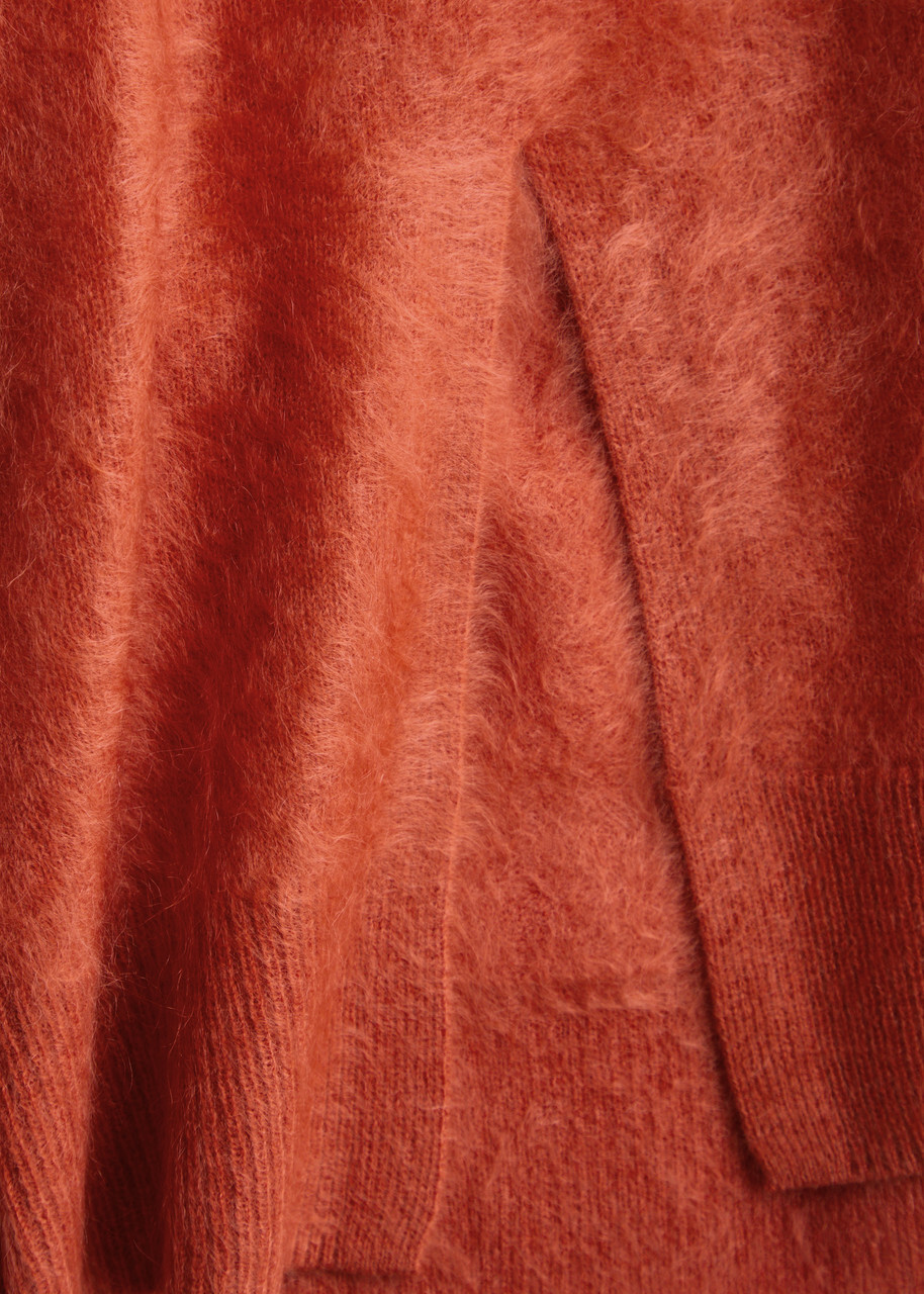 Nanushka Kloe Brushed Cashmere Jumper Red