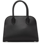 The Row Black Margaux 7.5 Top Handle Bag