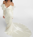 Danielle Frankel Bridal Maren wool and silk gown