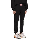 Vetements Black Logo Patch Skinny Lounge Pants