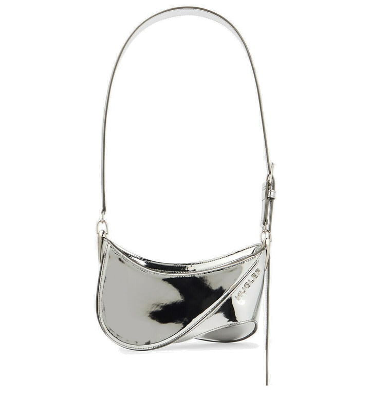Photo: Mugler - Metallic leather shoulder bag