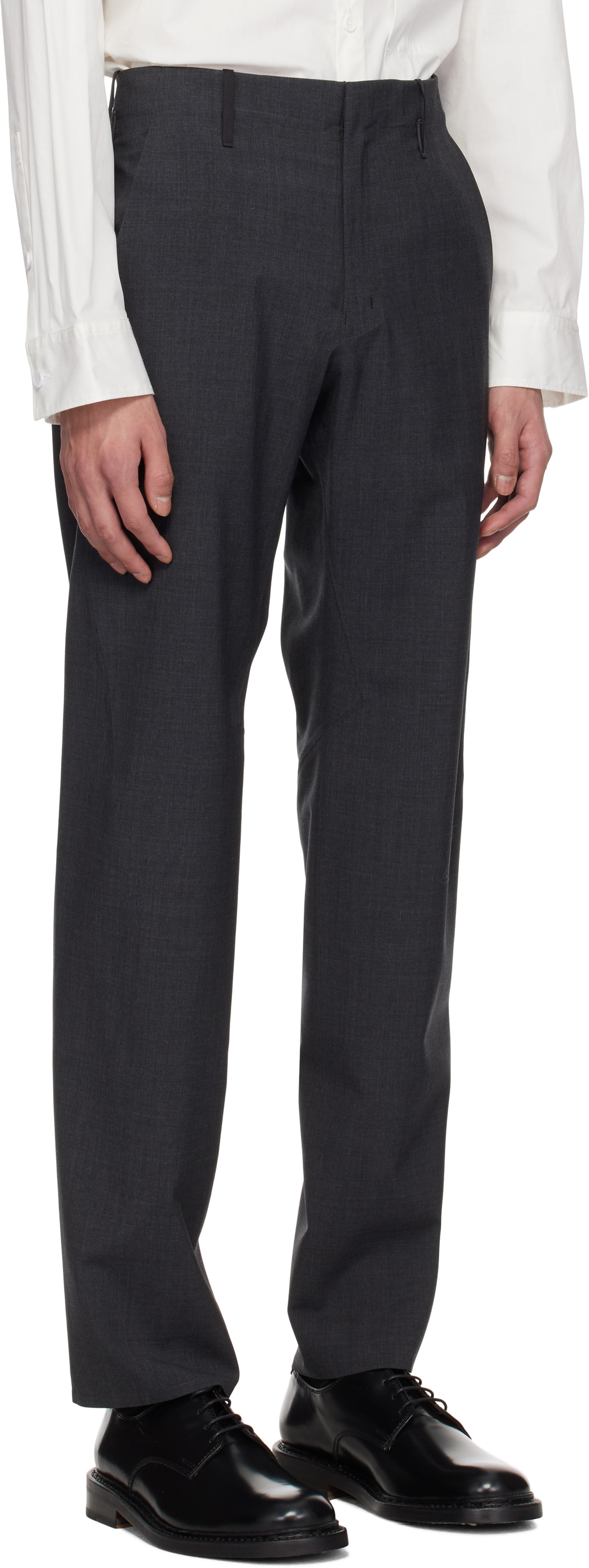 Veilance Black Convex Wool Trousers Arc'teryx Veilance