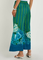 Alemais Margo Striped Wide-leg Cotton Cropped Trousers Multicoloured