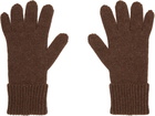 Vivienne Westwood Brown Sporty Gloves