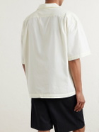 A Kind Of Guise - Samata Camp-Collar Organic Cotton-Poplin Shirt - Neutrals