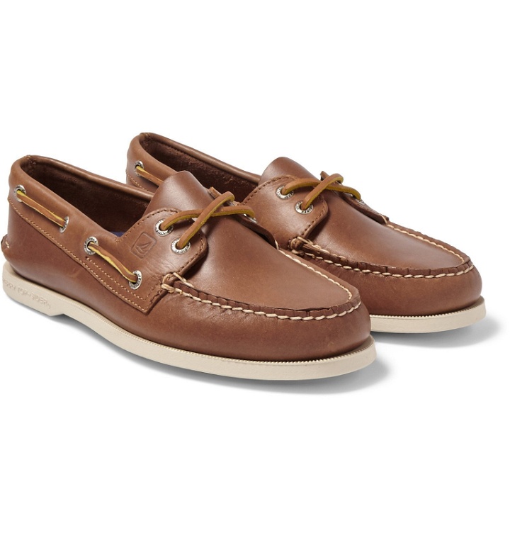 Photo: Sperry - Authentic Original Leather Boat Shoes - Brown
