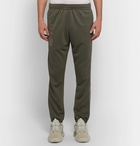 adidas Originals - Yeezy Calabasas Slim-Fit Tapered Striped Jersey Sweatpants - Men - Army green