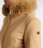 Goldbergh Vita faux fur-trimmed down ski jumpsuit