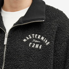 C2H4 Men's x mastermind JAPAN Fleece Jacket in Fuzzy Black