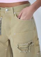 Alexander Wang Frayed Hem Denim Shorts