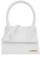 Jacquemus Le Grand Chiquito Leather Handle Bag, top Handle Bag, White - One Size