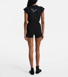 Wardrobe.NYC High-rise jersey shorts