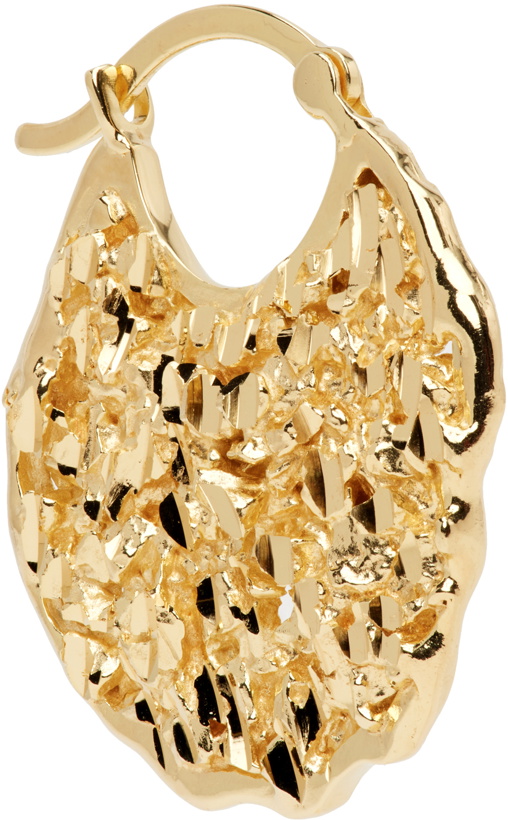 Photo: Veneda Carter SSENSE Exclusive Gold Small VC004 Earring