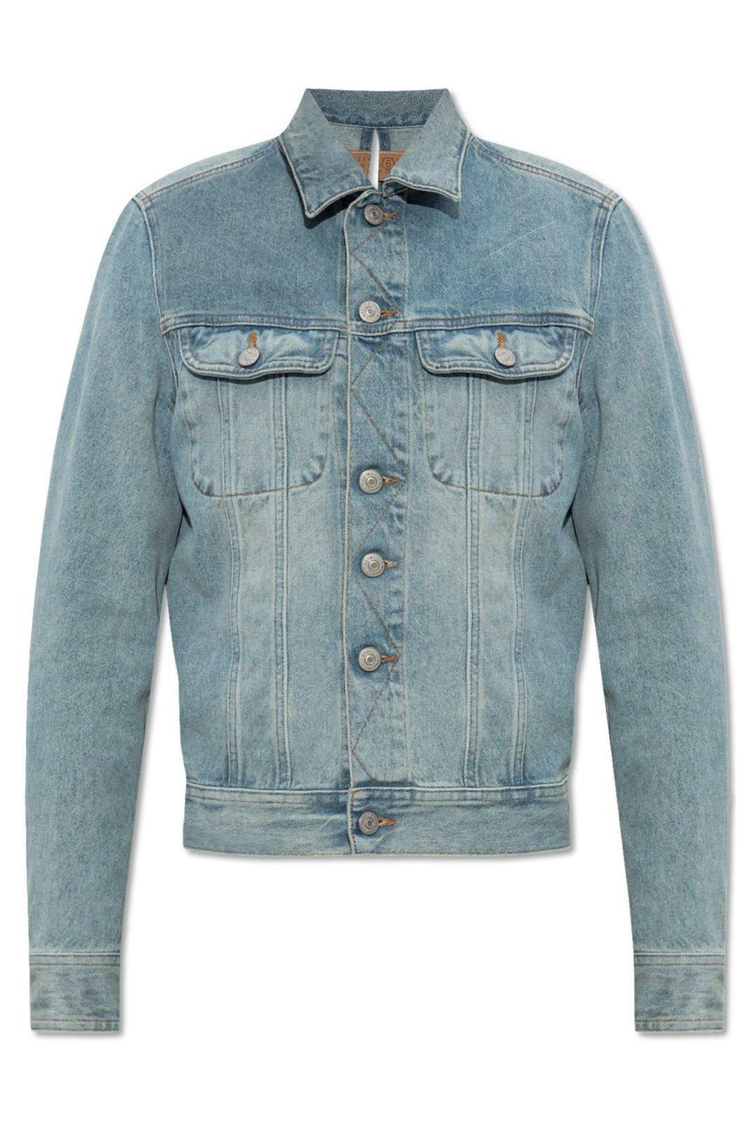 【関税＆送料込み】Mm6 Maison Margiela Cut-Out Denim Jacket MM6 Maison Margiela Cut-out Denim Jacket | italist