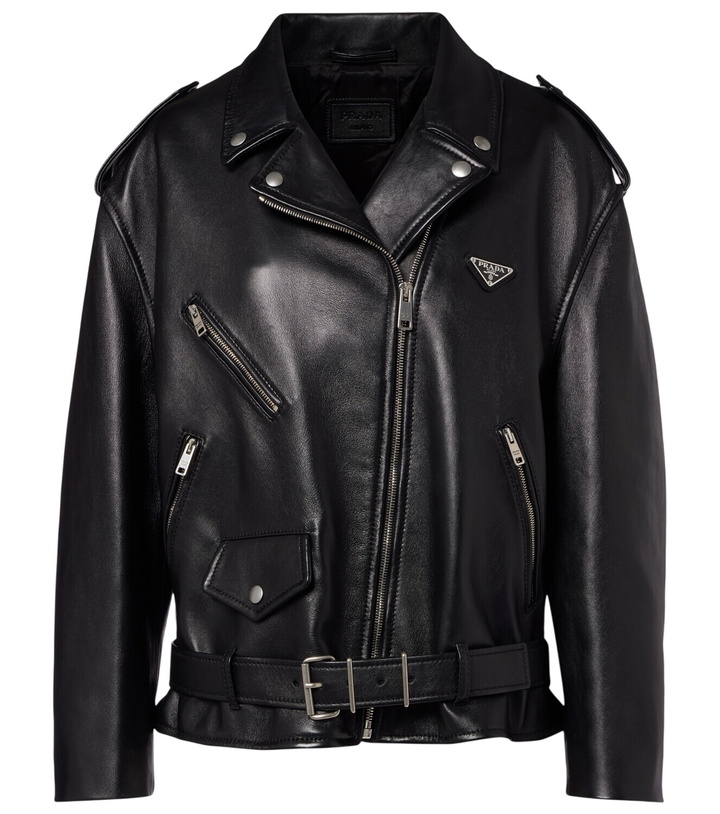 Photo: Prada Leather biker jacket