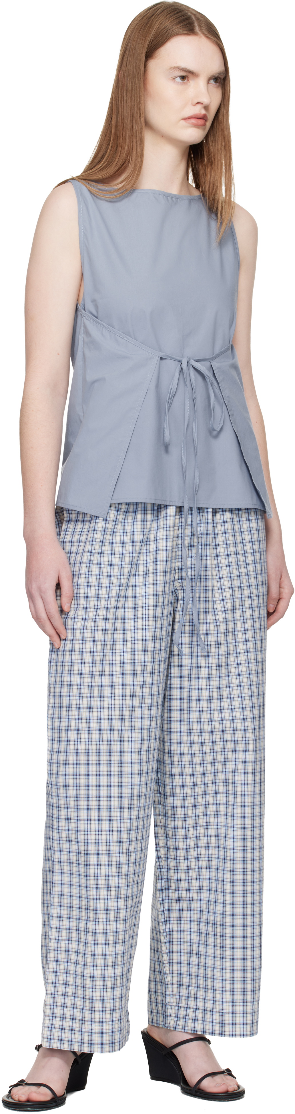 Baserange Blue Decti Tank Top