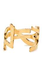 Saint Laurent Cassandre Logo Cuff Gold