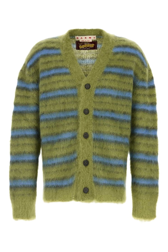Photo: Marni Embroidered Mohair Blend Cardigan