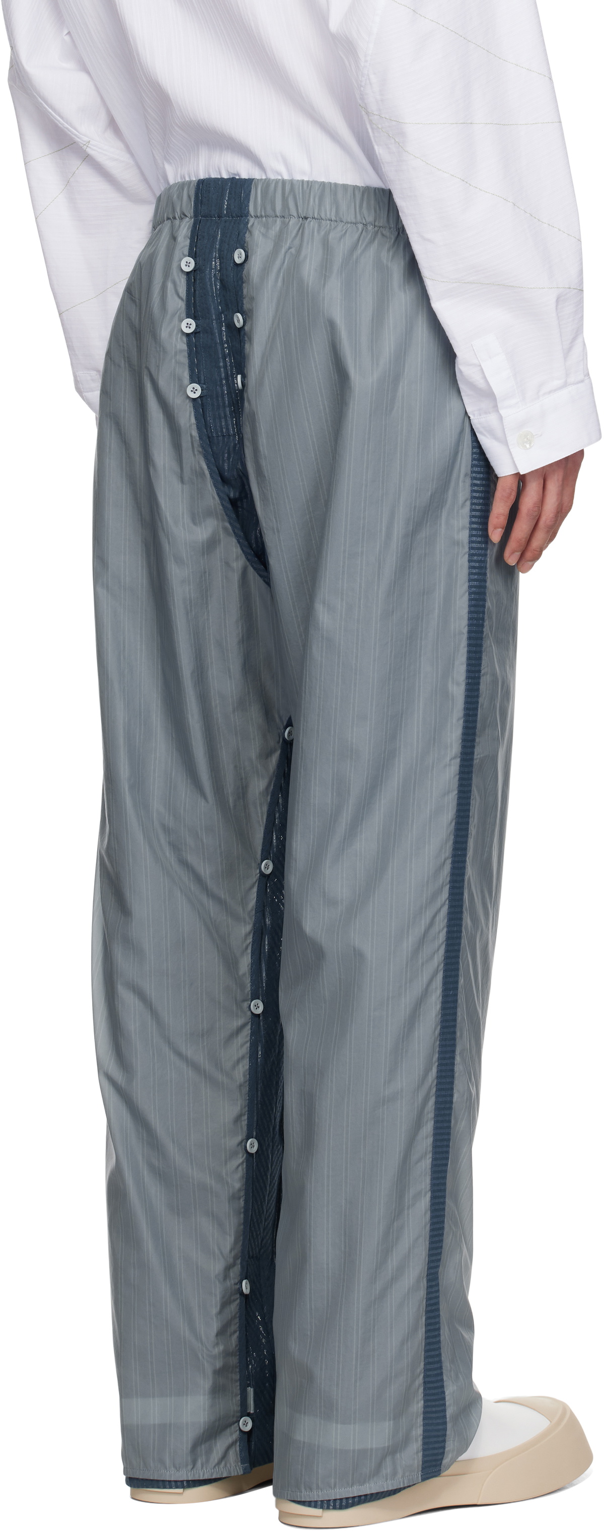 Craig Green Blue Layered Shell Trousers