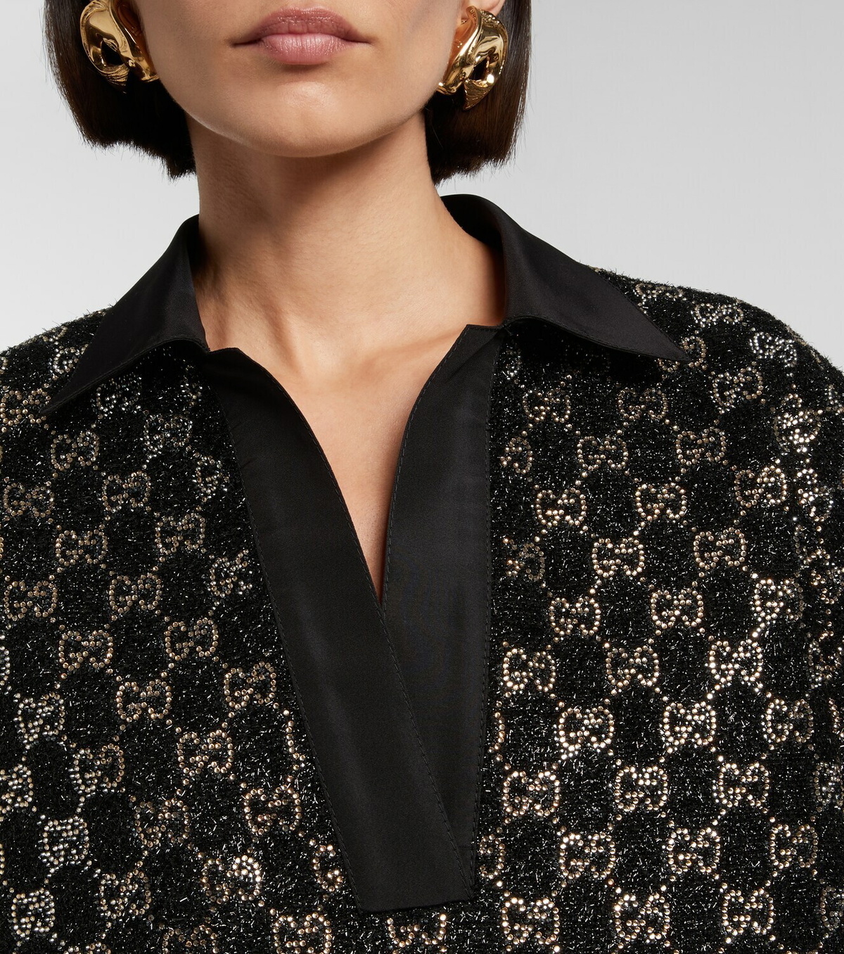 Gucci GG embellished top Gucci