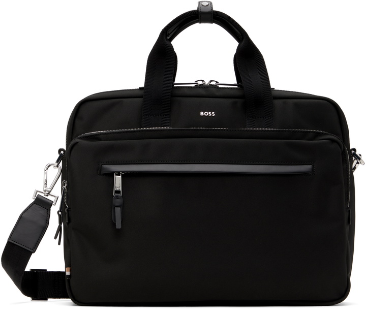 Photo: BOSS Black Multi-Pocket Briefcase
