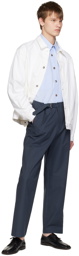 LE17SEPTEMBRE Navy Cinch trousers