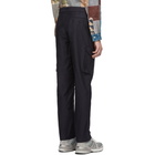 Comme des Garcons Homme Navy Moleskin Cargo Pants