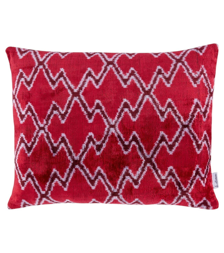 Photo: Les-Ottomans Printed silk velvet cushion